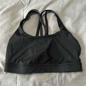 Lululemon energy bra black size 6